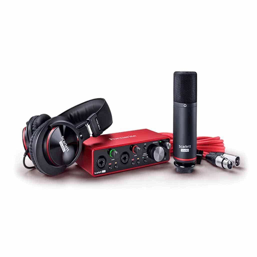 Focusrite Scarlett 2i2 Studio USB Audio Interface (3rd Gen) Gen 3