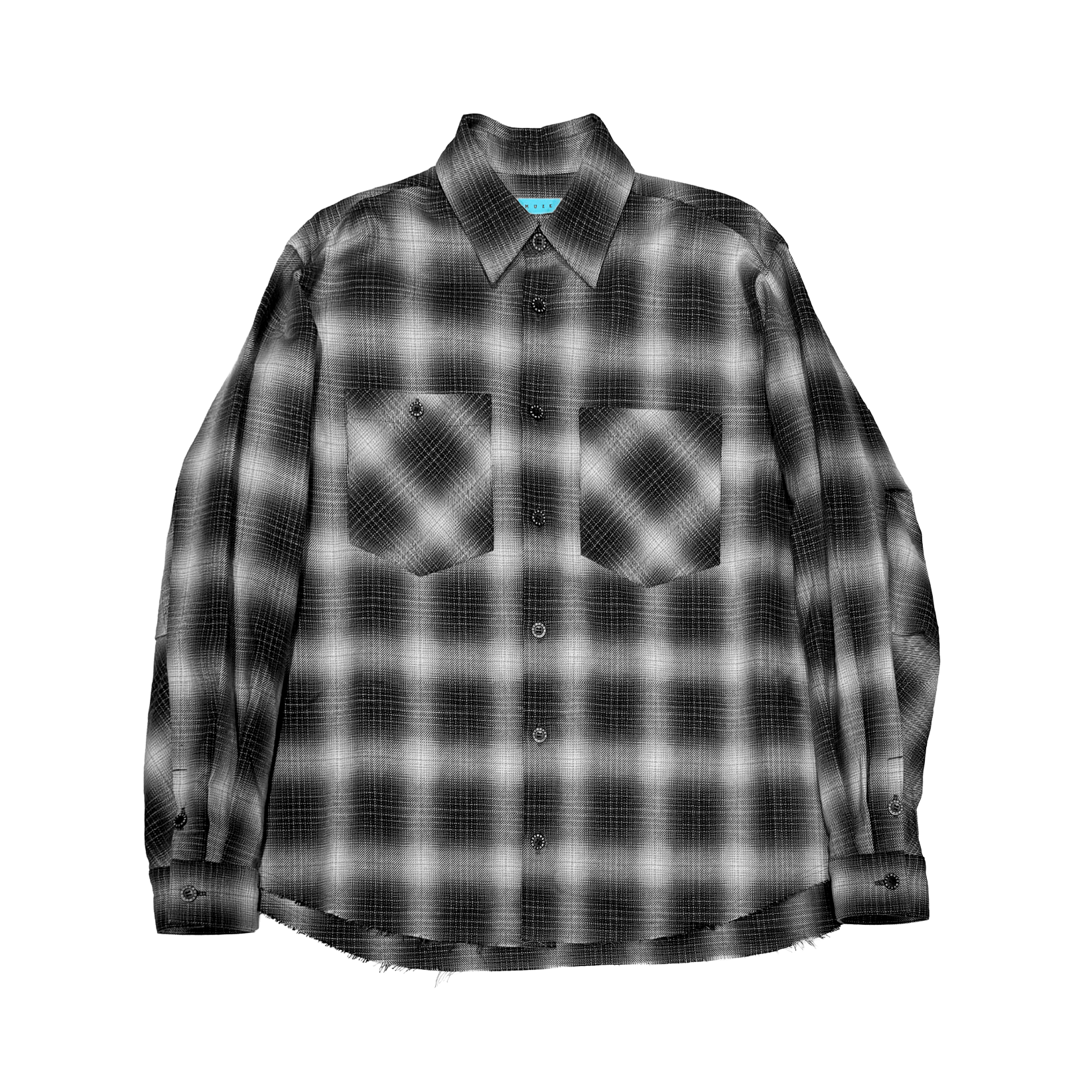 MUZE TURQUOISE LABEL - 【INDIGO TWILL CHECK SHIRT(BLACK)】ミューズ