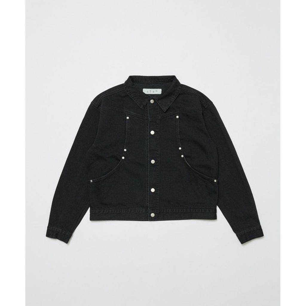 BAL CARB POCKET WASHED DENIM JACKET – MAROON WEBSTORE