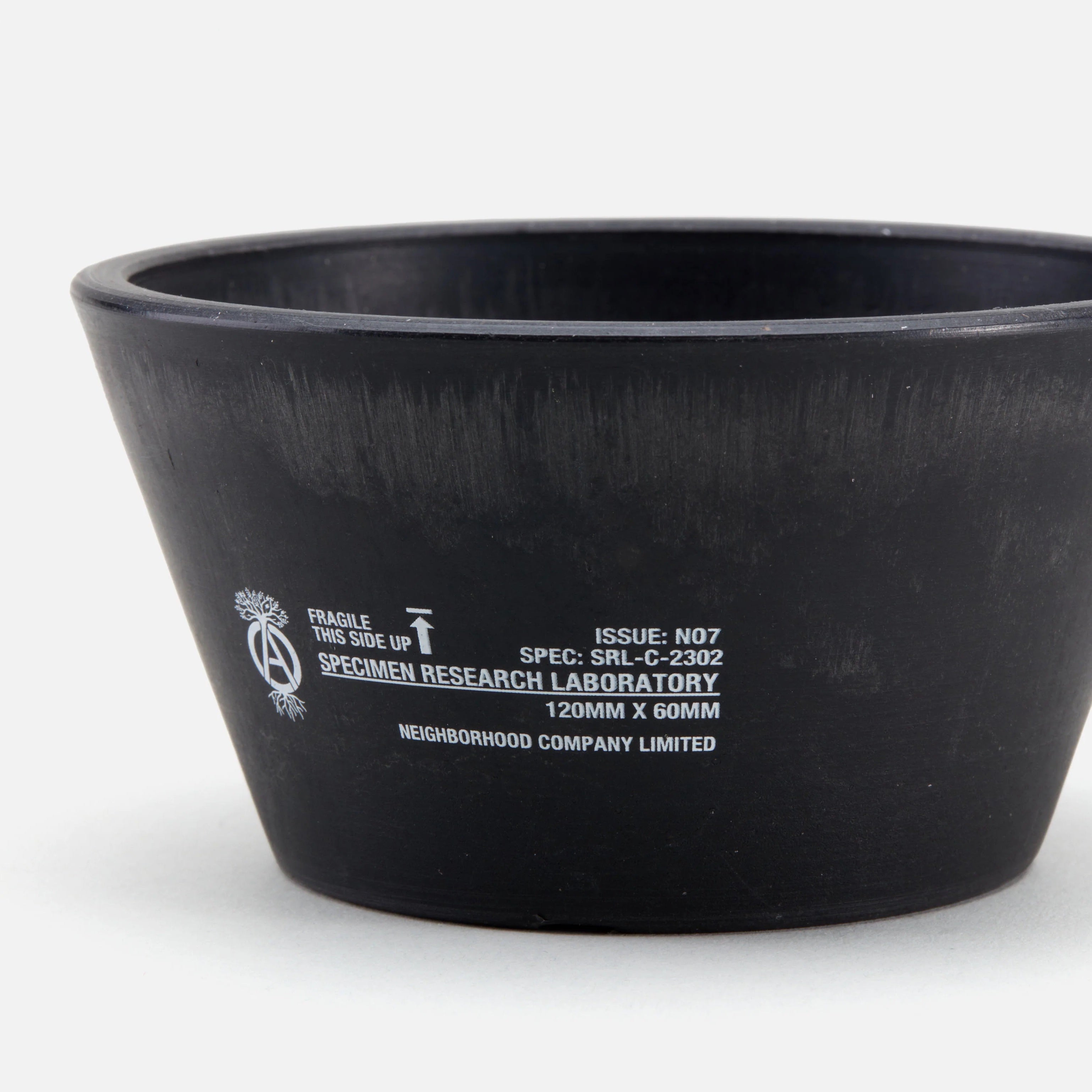 Tapered Shallow Type Plant Pot-S' SRL (Black) – MELLOWIST