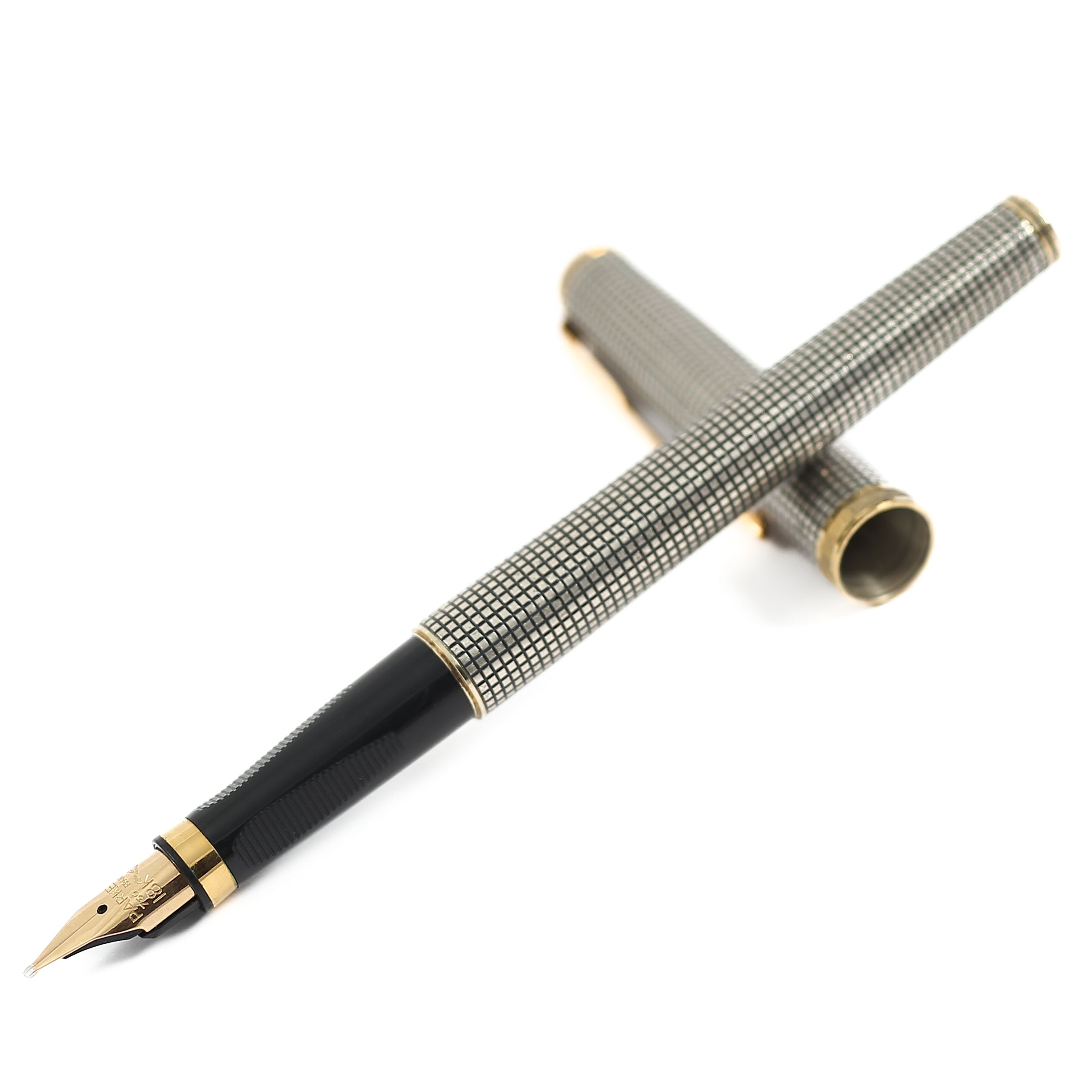 Parker Premier MK II Sterling Silver Fountain Pen 18K B-nib