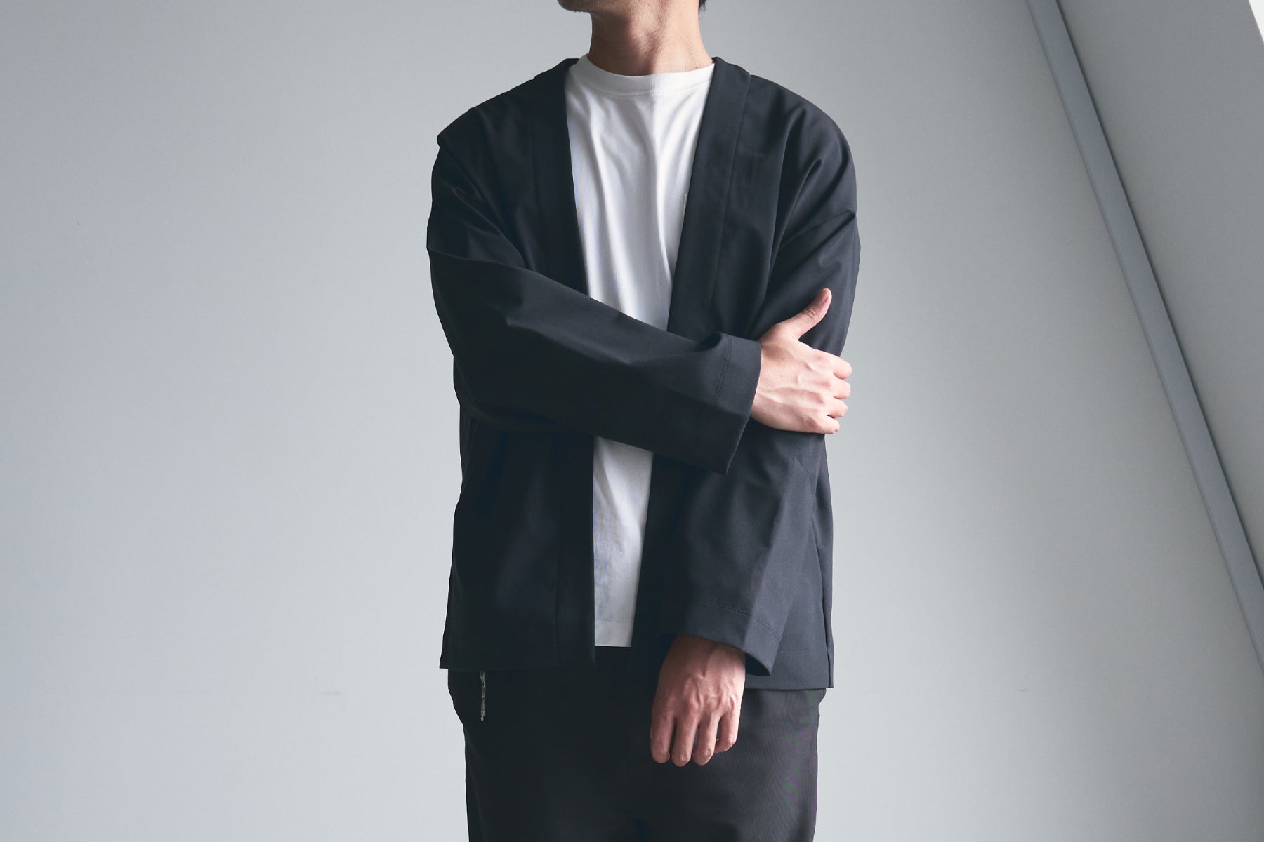 Minimalist HAORI / Black