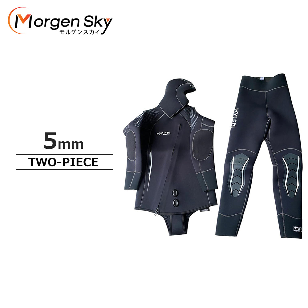 MY048 ウェットスーツ メンズ 5mm 2ピース