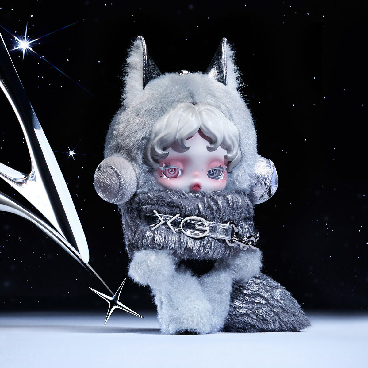 POP MART SKULLPANDA × XG Plush Doll Pendant (Japan Exclusive