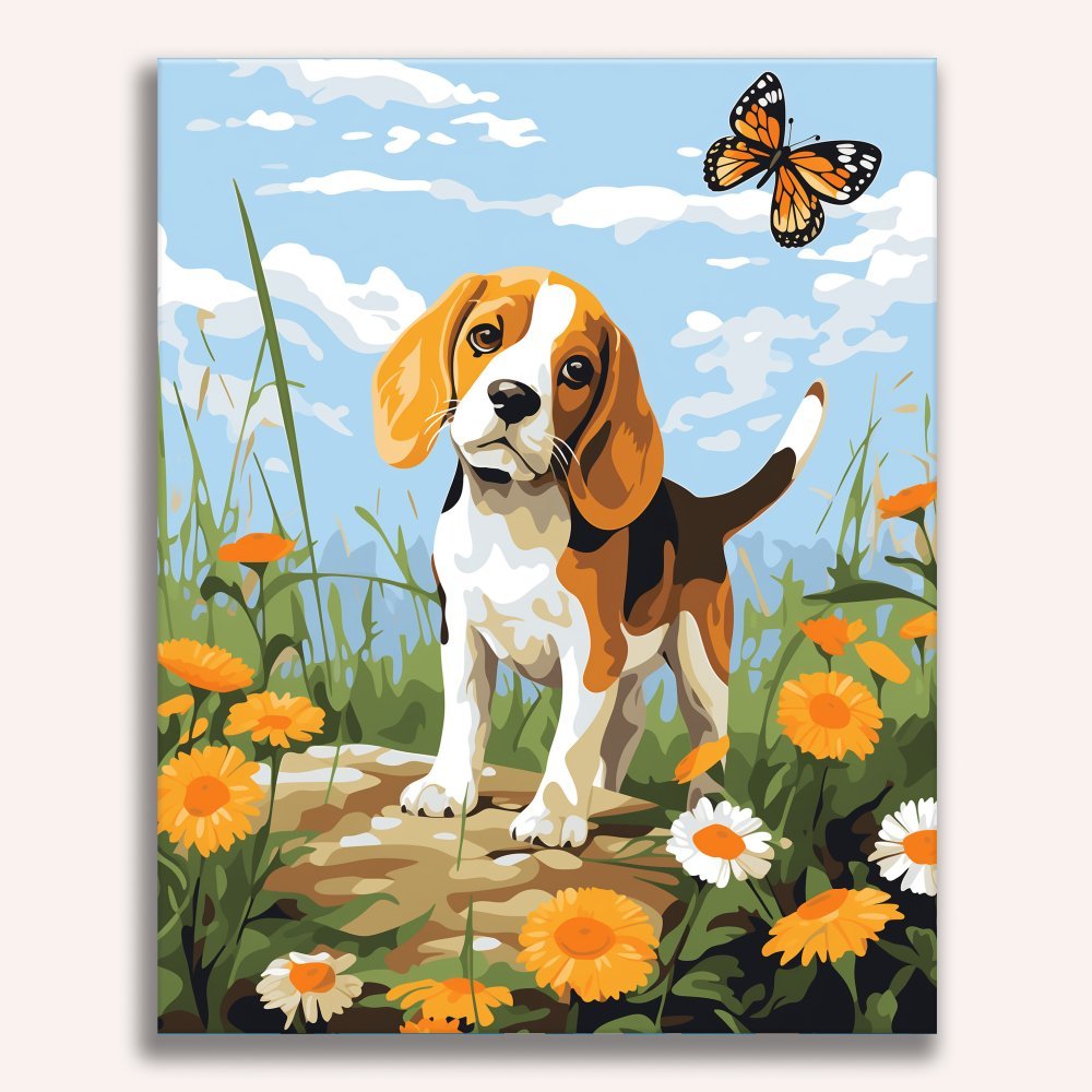 Beagles Buddy Paint by Numbers Kit