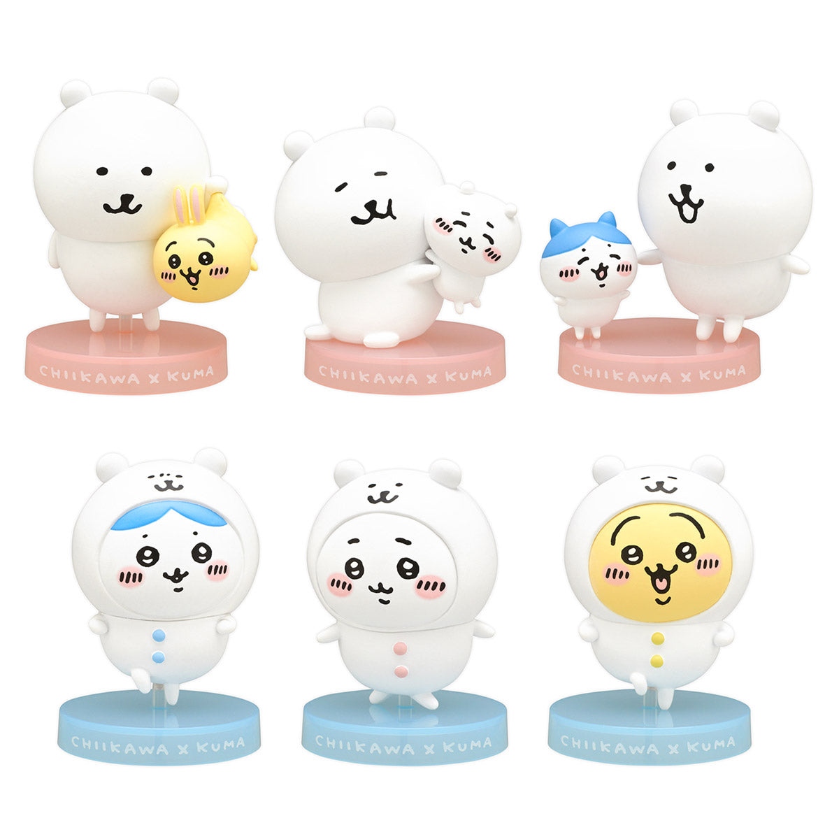 ナガノマーケット ナガノのくま×ちいかわ フィギュアマスコット（全6種