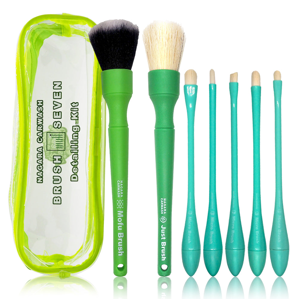 ブラシ 7 ケースセット『 ディテーリングにシュワッチを 』 – ながら洗車