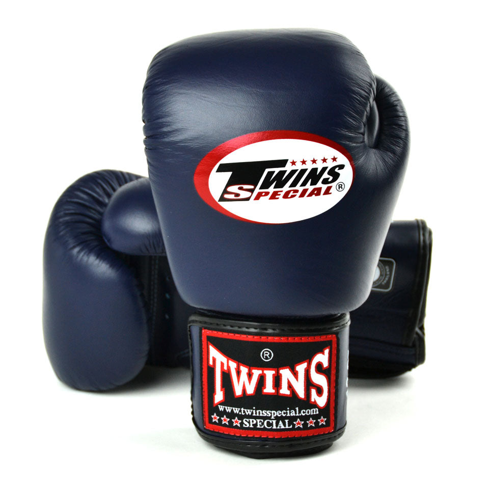 Best Muay Thai Gloves | Twins Special BGVL3 Navy Blue – Nak Muay