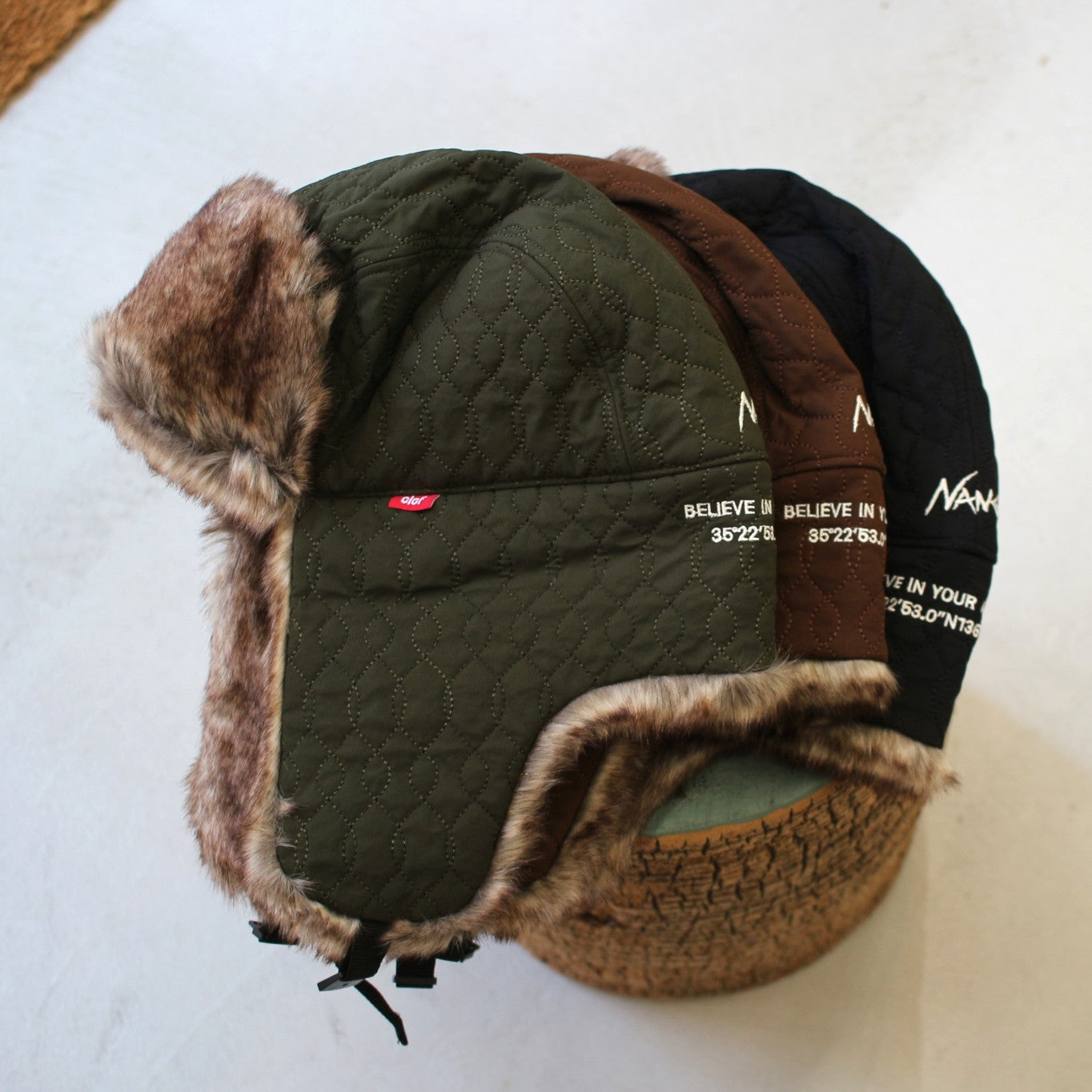 NANGA x Clef QUILT PILOT CAP(ナンガ × クレキルトパイロットキャップ