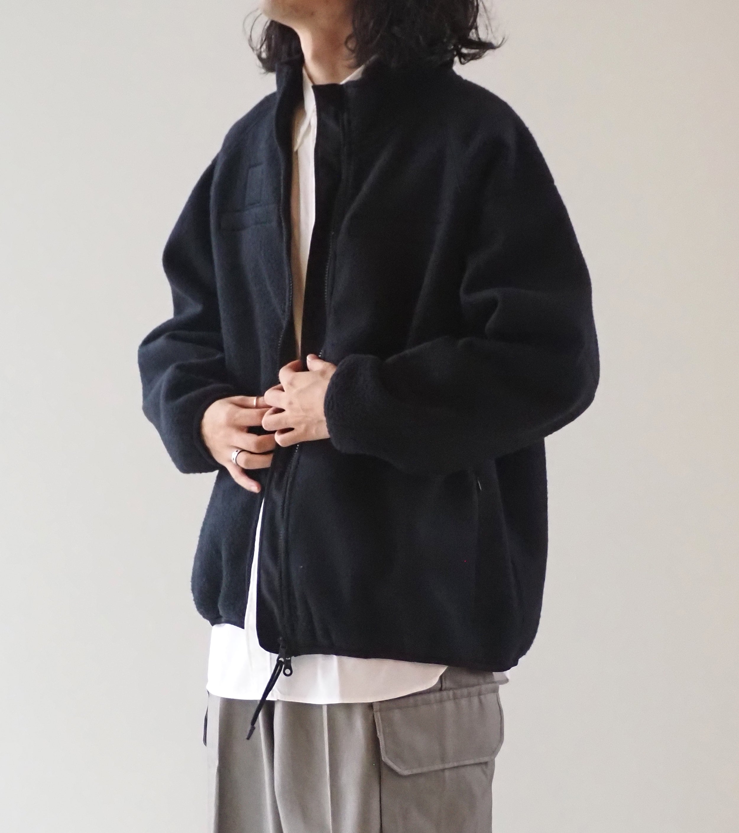 Blurhms Root Stock レベル3 フリース ジャケット , Black – Navyblue