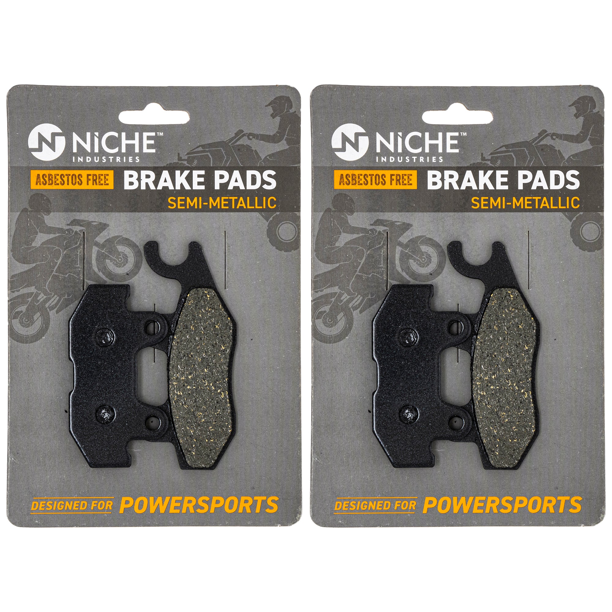 Rear Left Semi-Metallic Brake Pad Set Yamaha | NICHE PARTS