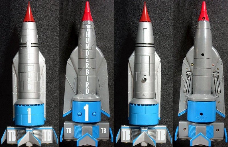 新世紀合金 サンダーバード 1号＆2号 キャラウィール 救助メカ1.と3