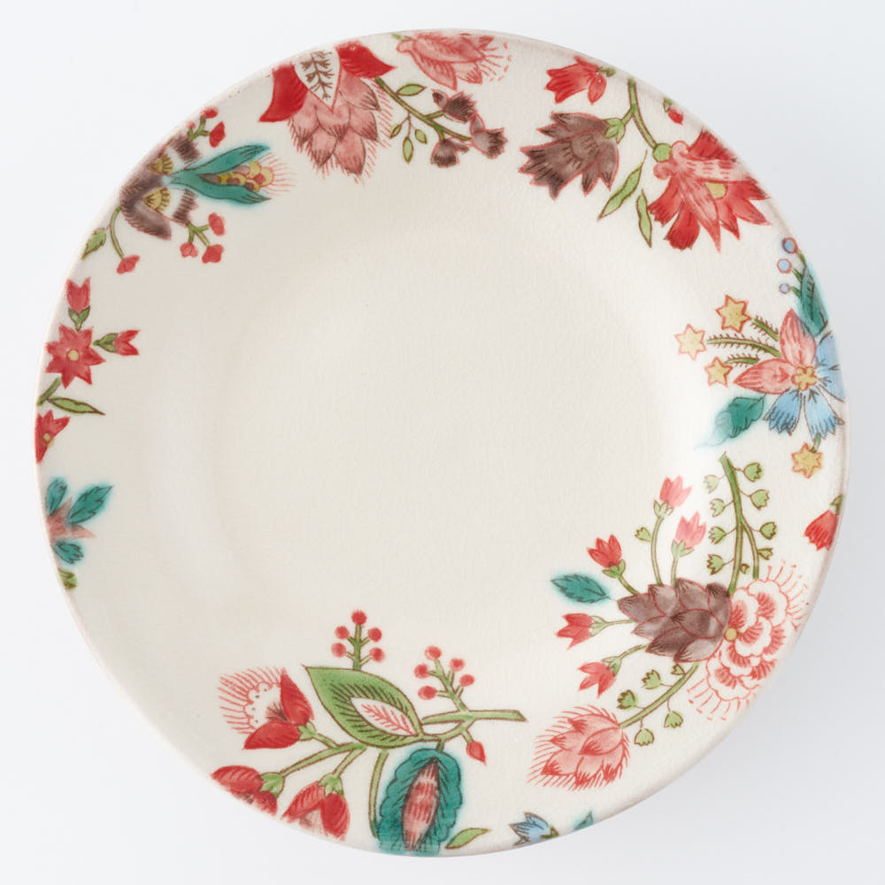 うつつ窯 作家 稲積佳谷 伝説の怪獣 中皿 花 赤 ¥6,600 大人の焼き物