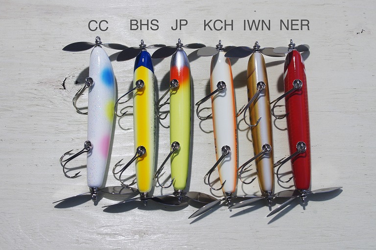 ヘドン BRS 茶スイカ ラッキー チャガー バド 4個セット オールド