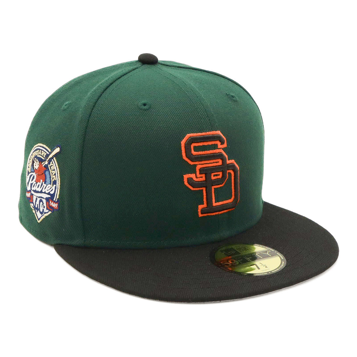 ニューエラ キャップ 59FIFTY SIDE PATCH 2-TONE UNDER VISOR SDダーク