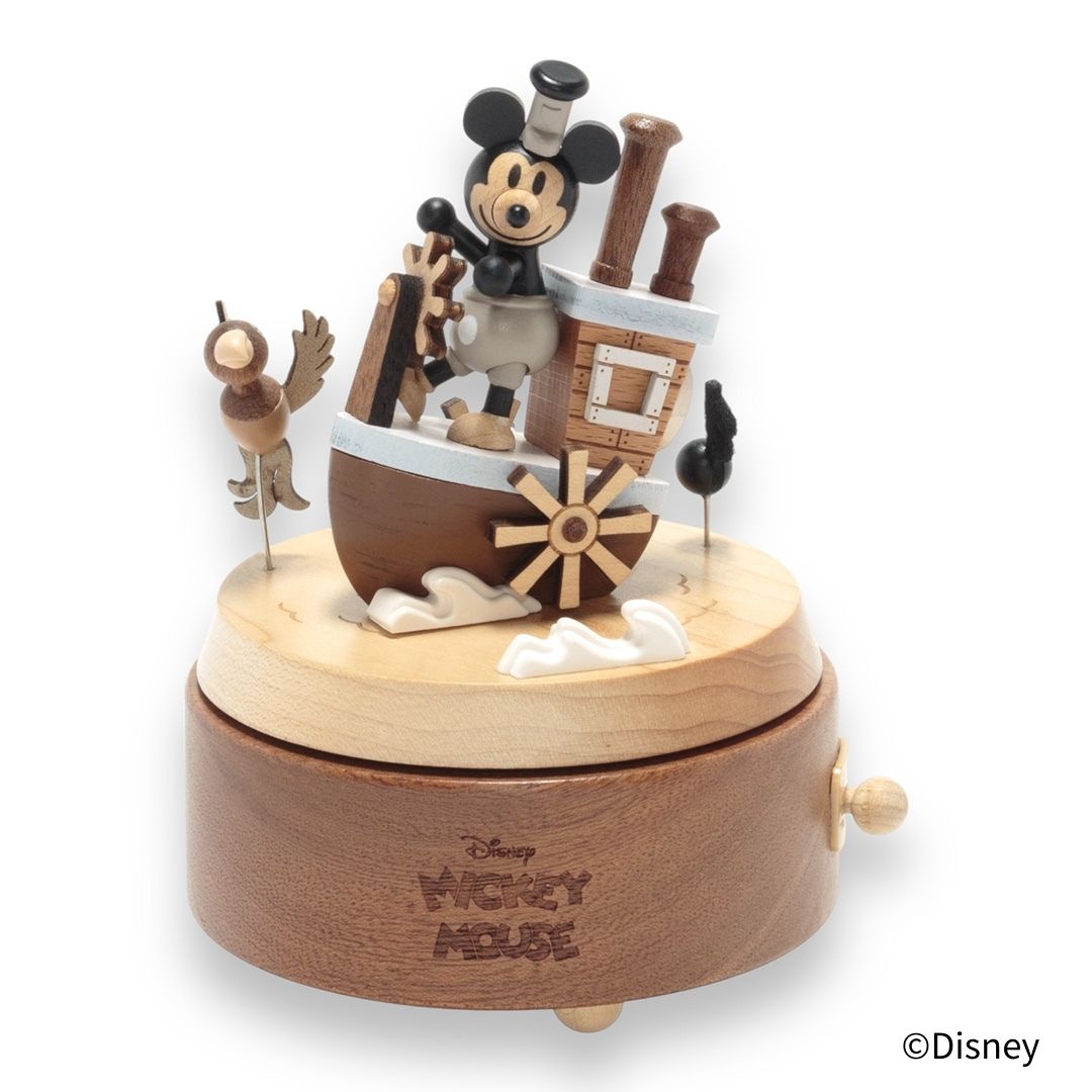 CD189S】Mickey／蒸気船ウィリーオルゴール ディズニー – オルゴール