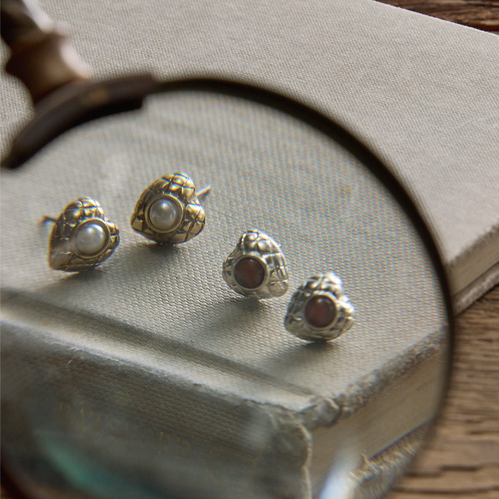 LIMITED NUMBER/リミテッドナンバー】Vintage Like ピアス ニッケル