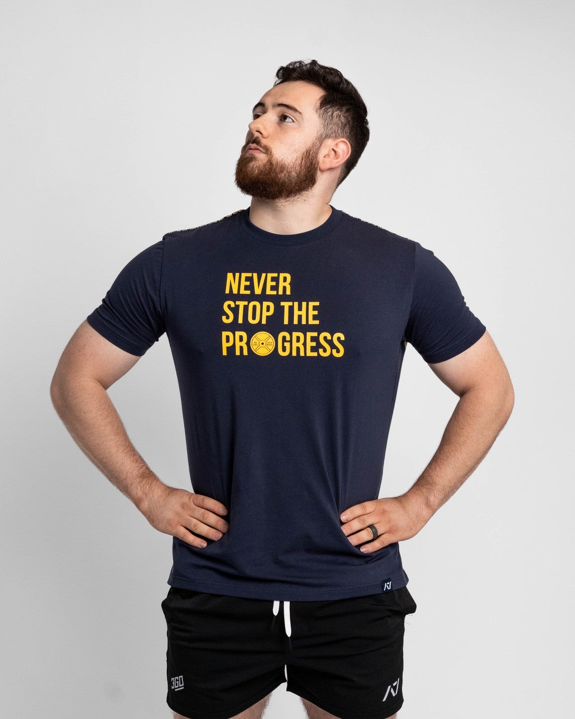 A7 Bar Grip NSTP True-Fit Tシャツ Navy Men's – A7 Japan