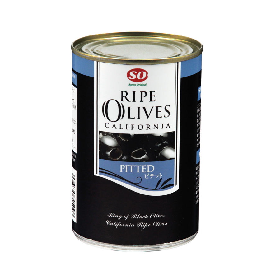 ライプ オリーブ ピテット 4号缶 ( 完熟 ブラック オリーブ / 種抜き