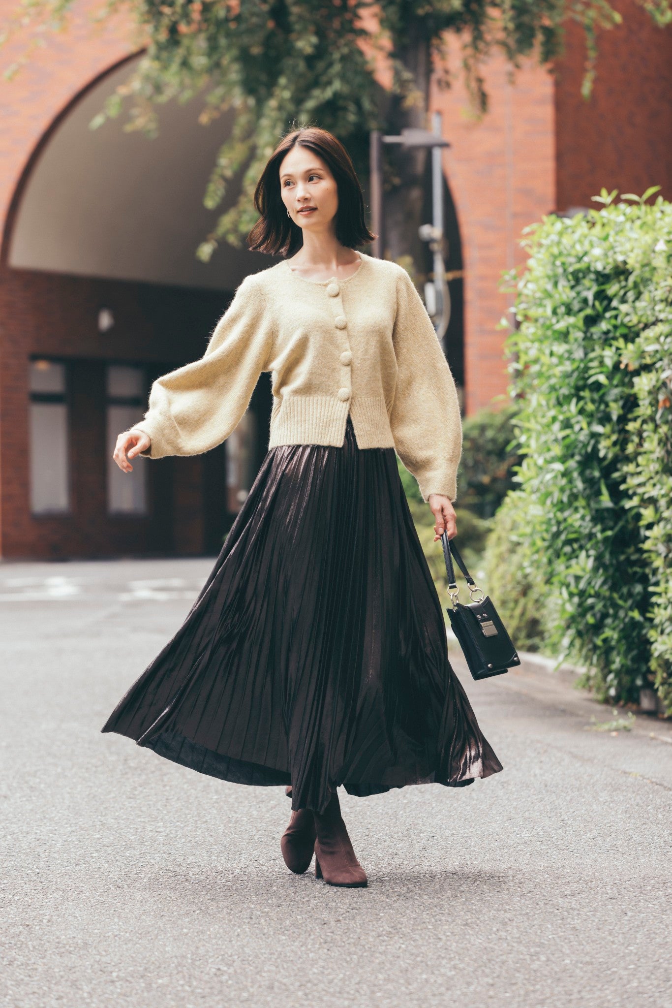 シャイニープリーツスカート NS-349 – ATELIER N'S