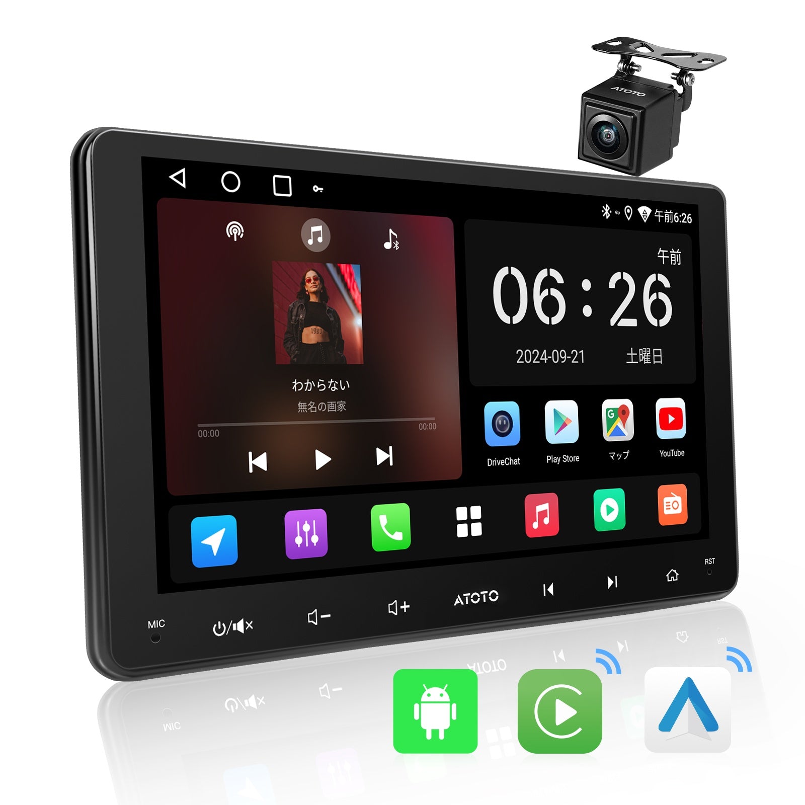 A5LG209T-S01-P3 9インチAndroidナビ2DIN ディスプレイオーディオ