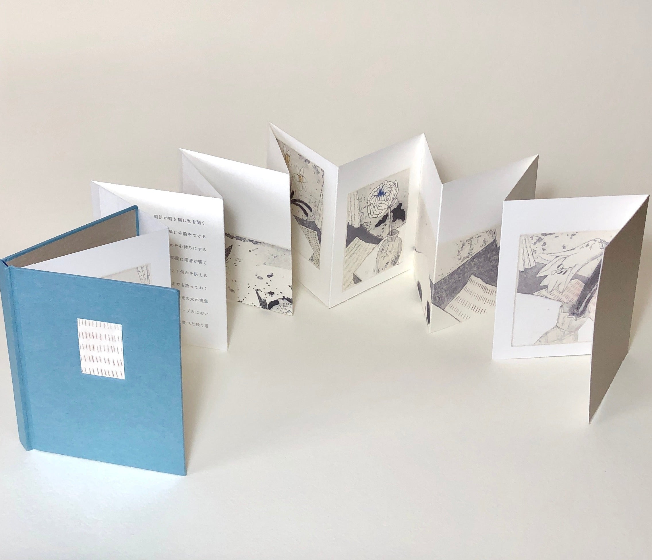 AIJP 竹和紙 250gを使った銅版画作品の手製本 | アワガミファクトリー