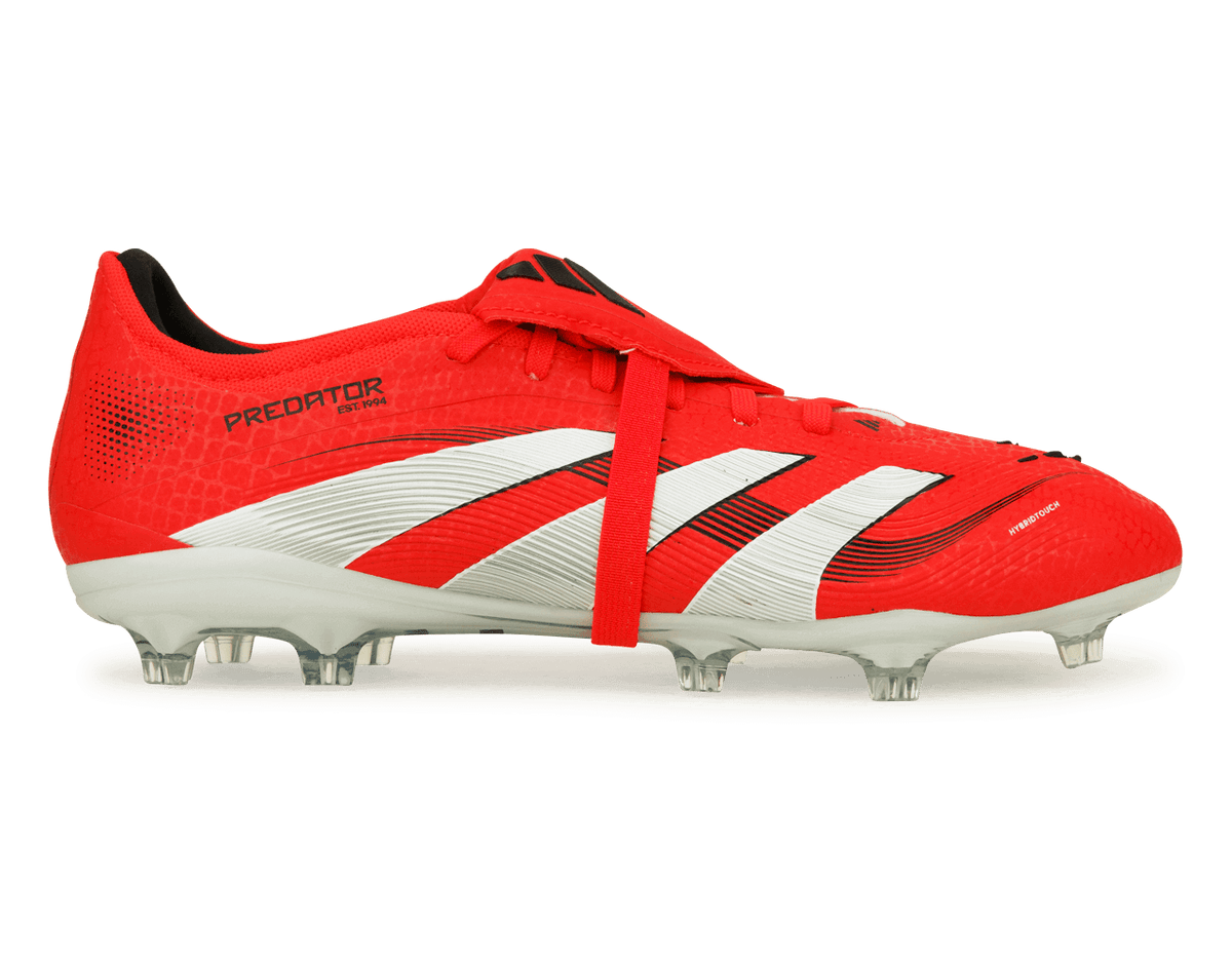 adidas Men's Predator Pro Foldover Tongue FG Red/White/Black