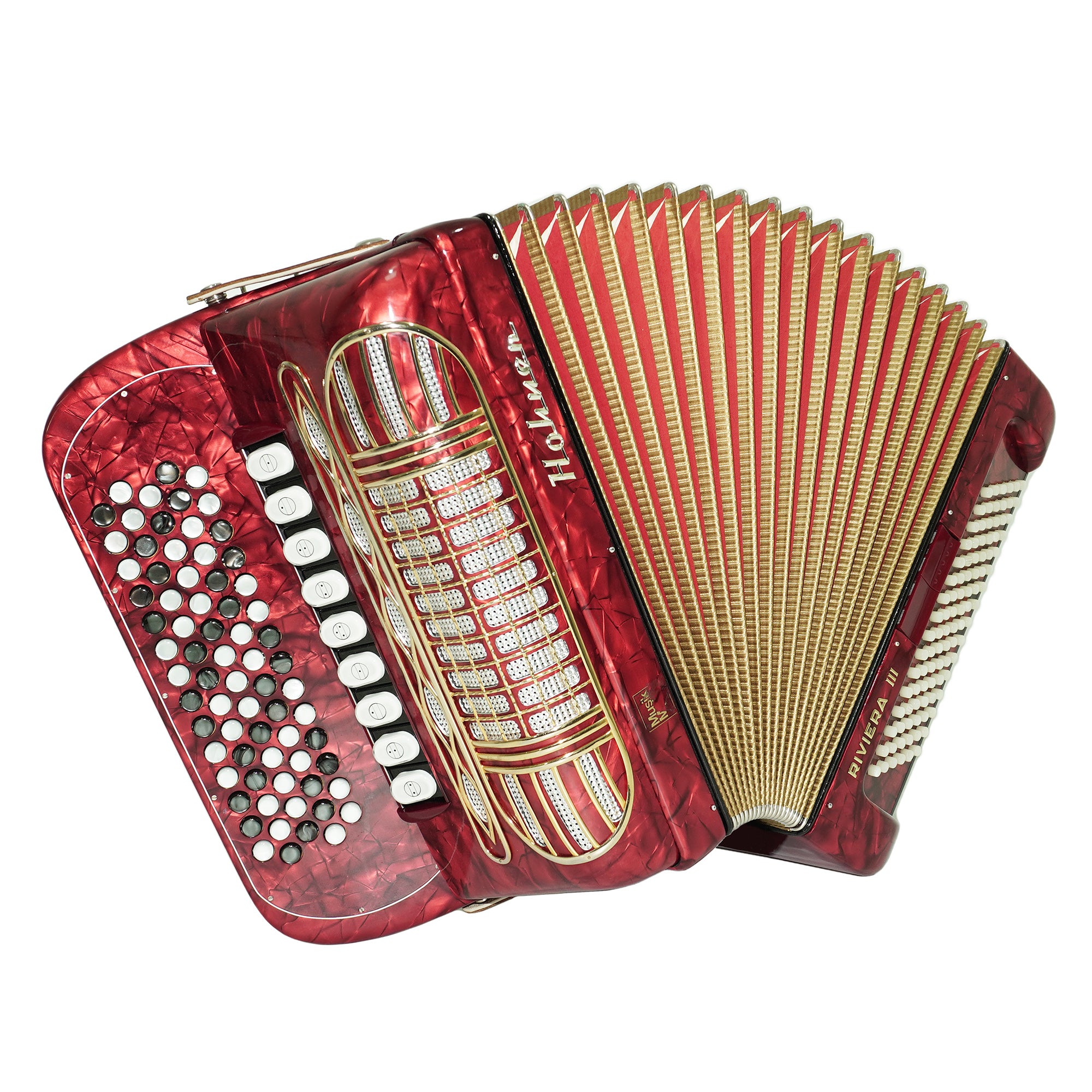 HOHNER AMICA Ⅲ 96 アコーディオン 96ベース ホーナー 赤 Hohner