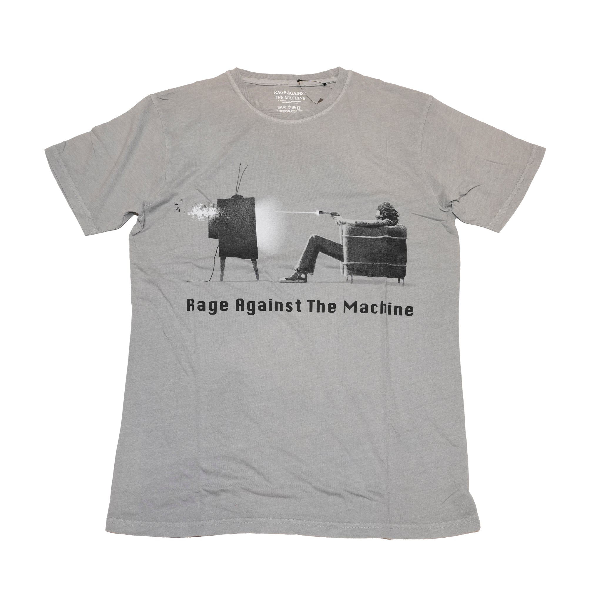 Rage Against The Machine Unisex T-Shirt: Won't Do (Light Grey Mineral