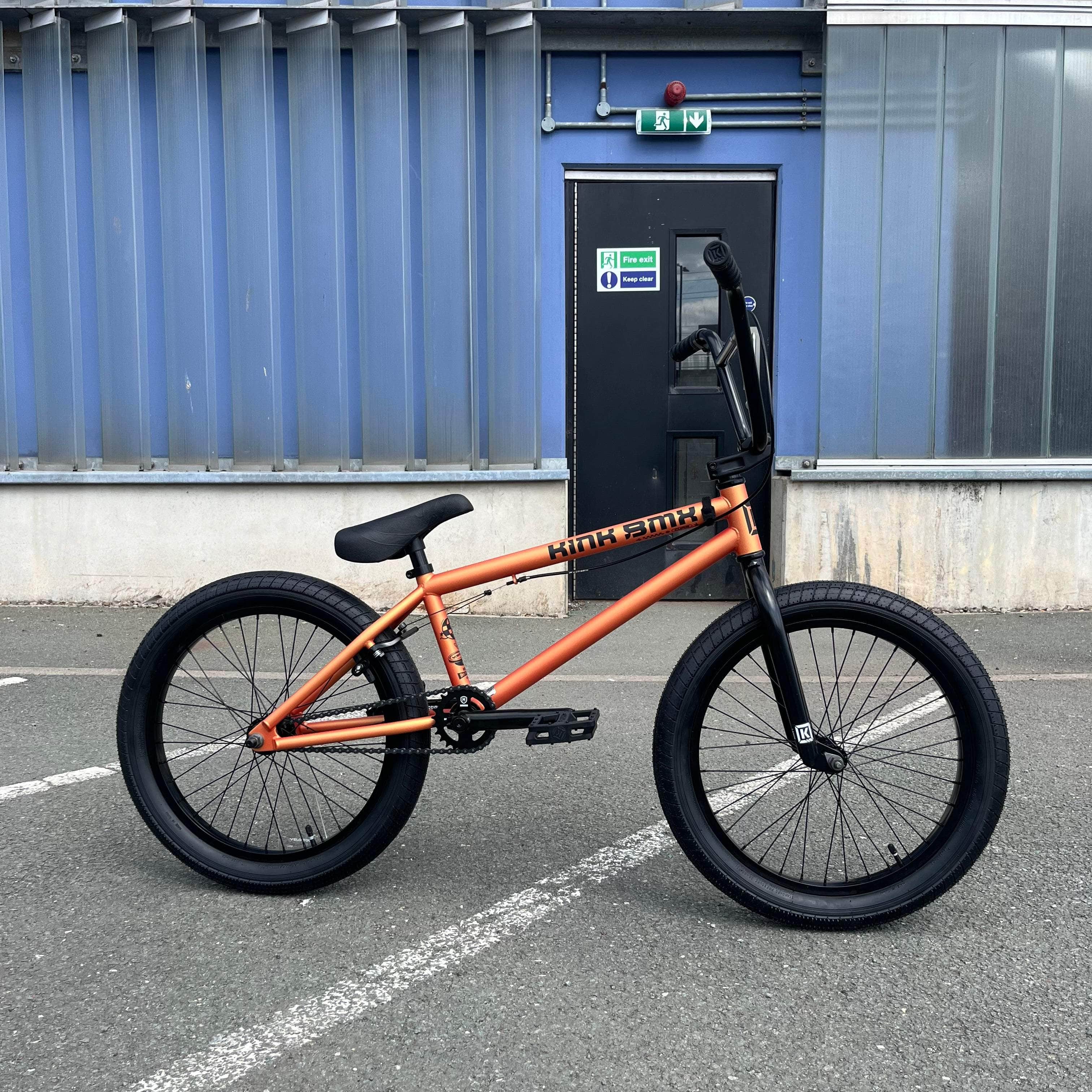 Kink Curb Bmx Bike 20IN Orange - Complete BMX Bicycle Kink Curb 20