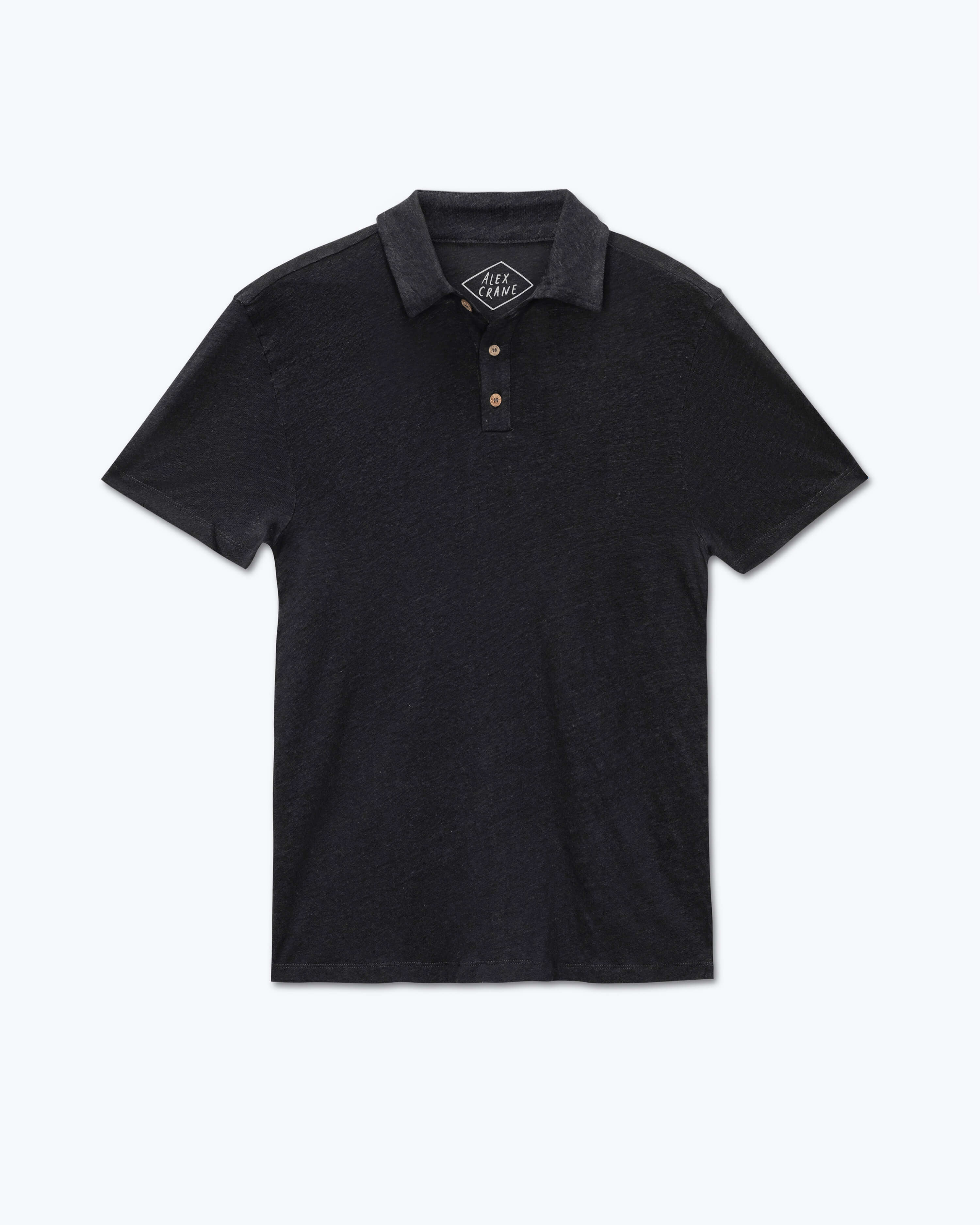 Knit Polo Linen Short Sleeve Polo - Sustainable French Linen
