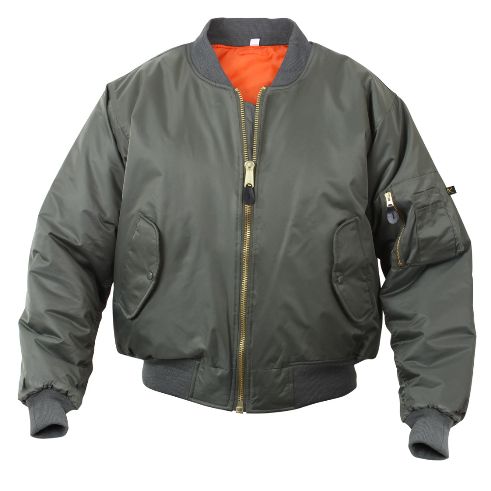 Rothco MA-1 Flight Jacket (Sage Green) | All Security Equipment