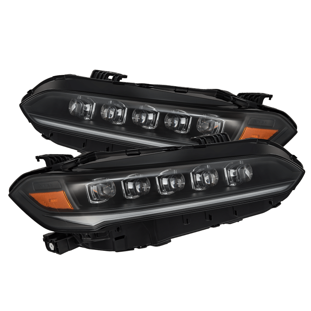 22-26 Honda Civic NOVA-Series LED Projector Headlights Black
