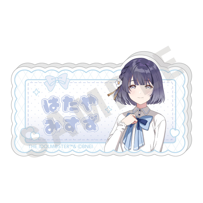学園アイドルマスター」ネームバッジ（秦谷 美鈴）｜アニメバコ【心