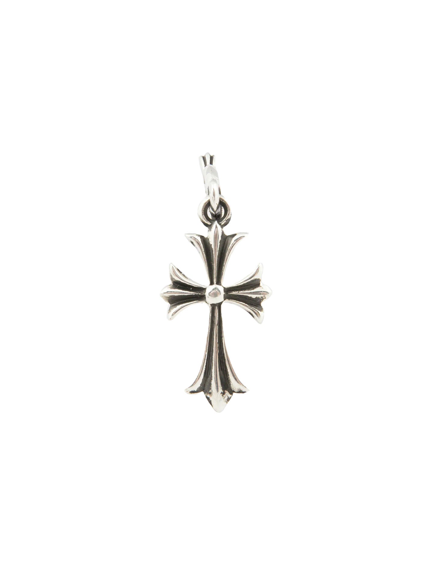 Chrome Hearts Tiny CH Cross Hoop Earring - Archived