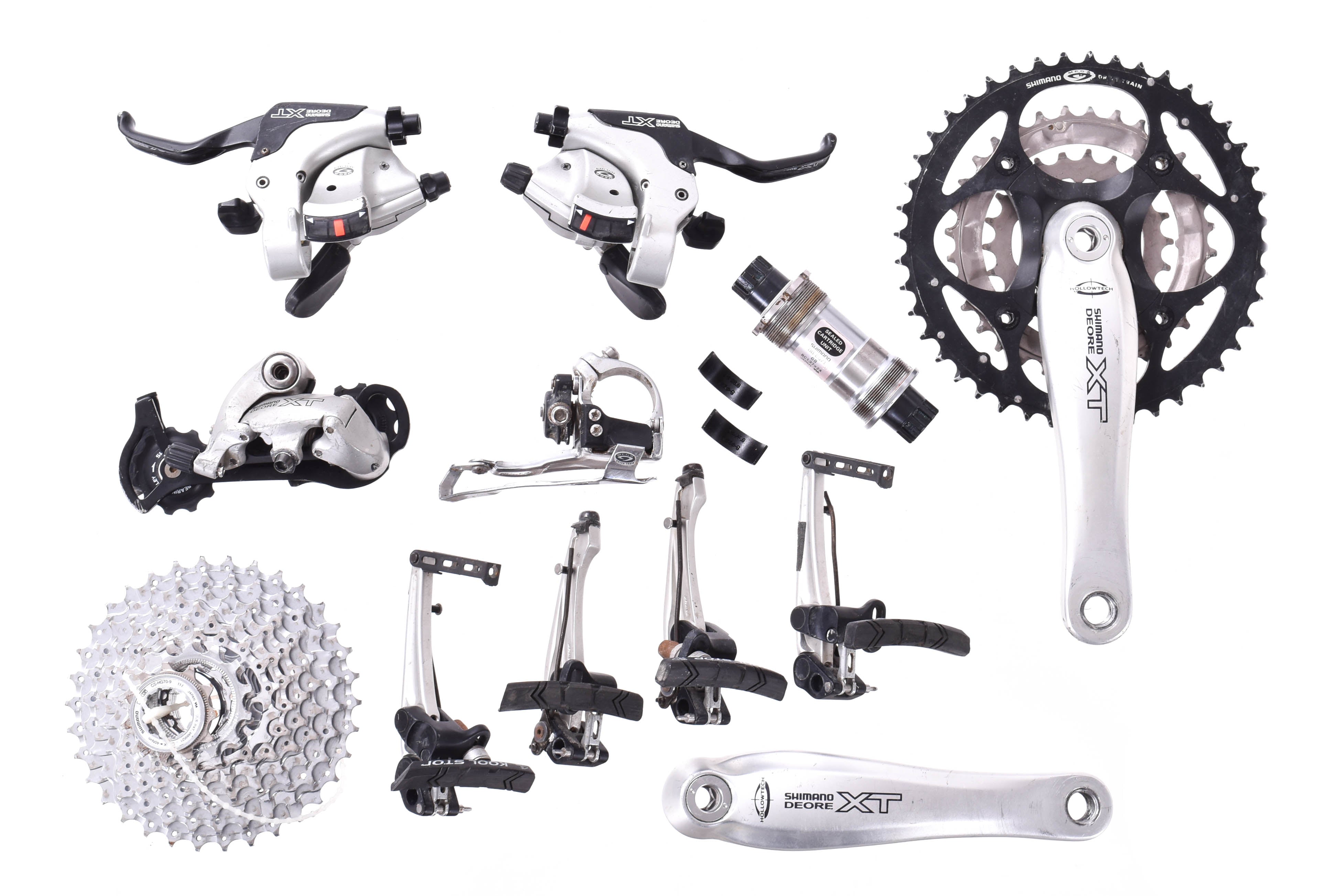 美品】Shimano Deore XT コンポセット 3x9 美品】Shimano Deore XT