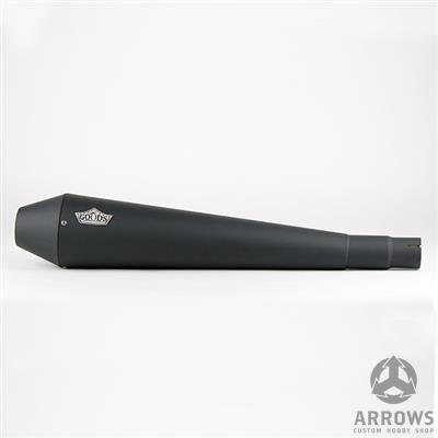 エストレヤ(FI対応) TAPERED CORN スリップオンマフラー ブラック