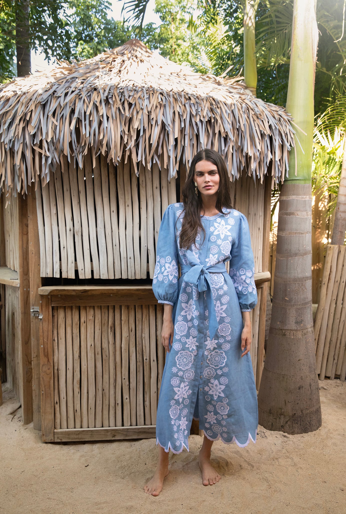 ASHA by Ashley McCormick French Blue Paloma Dress – Asha By ADM