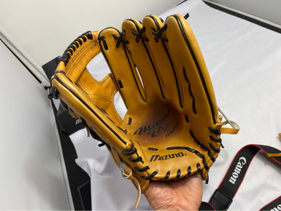 ミズノプロ,松井秀喜,クロス55M,型付け,外野手用,ノースヨーロピアン