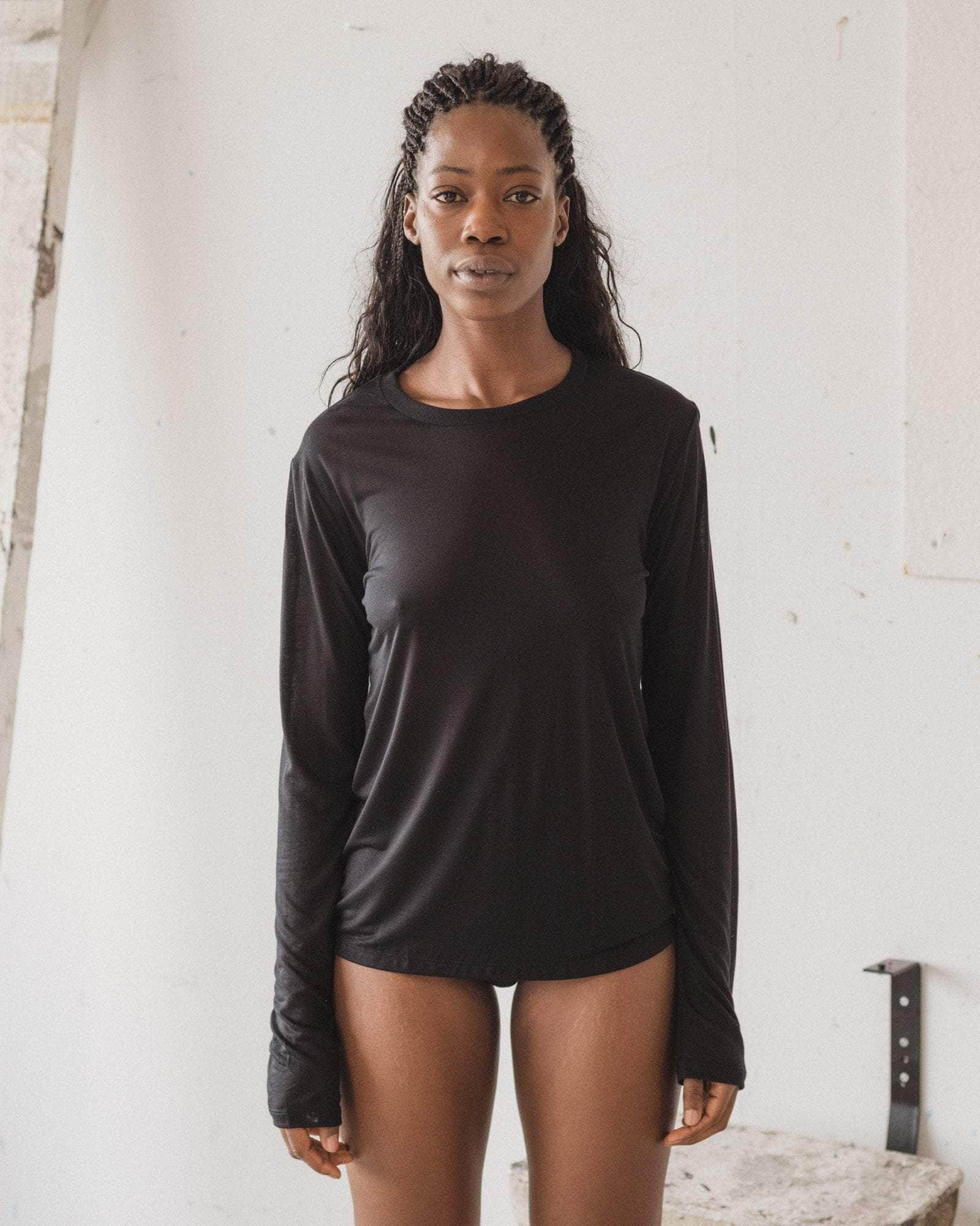 ロングスリーブTシャツ in Assortment | バンブーリヨセル | ja