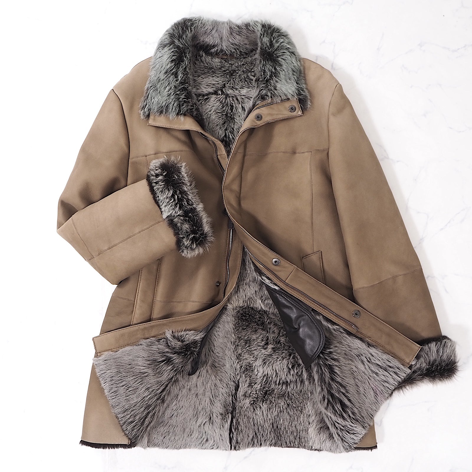 アルマーニコレツィオーニ ARMANI COLLEZIONI イタリア製 ラムスキン