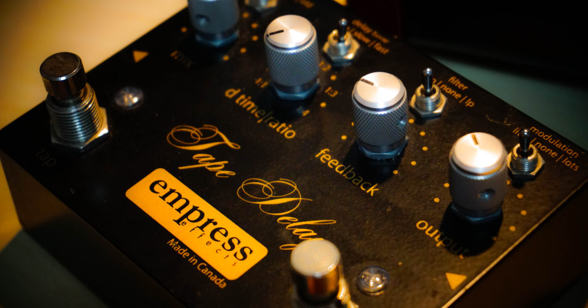 EMPRESS EFFECTS TAPE DELAY 正規品 Empress Tape Delay, demo by