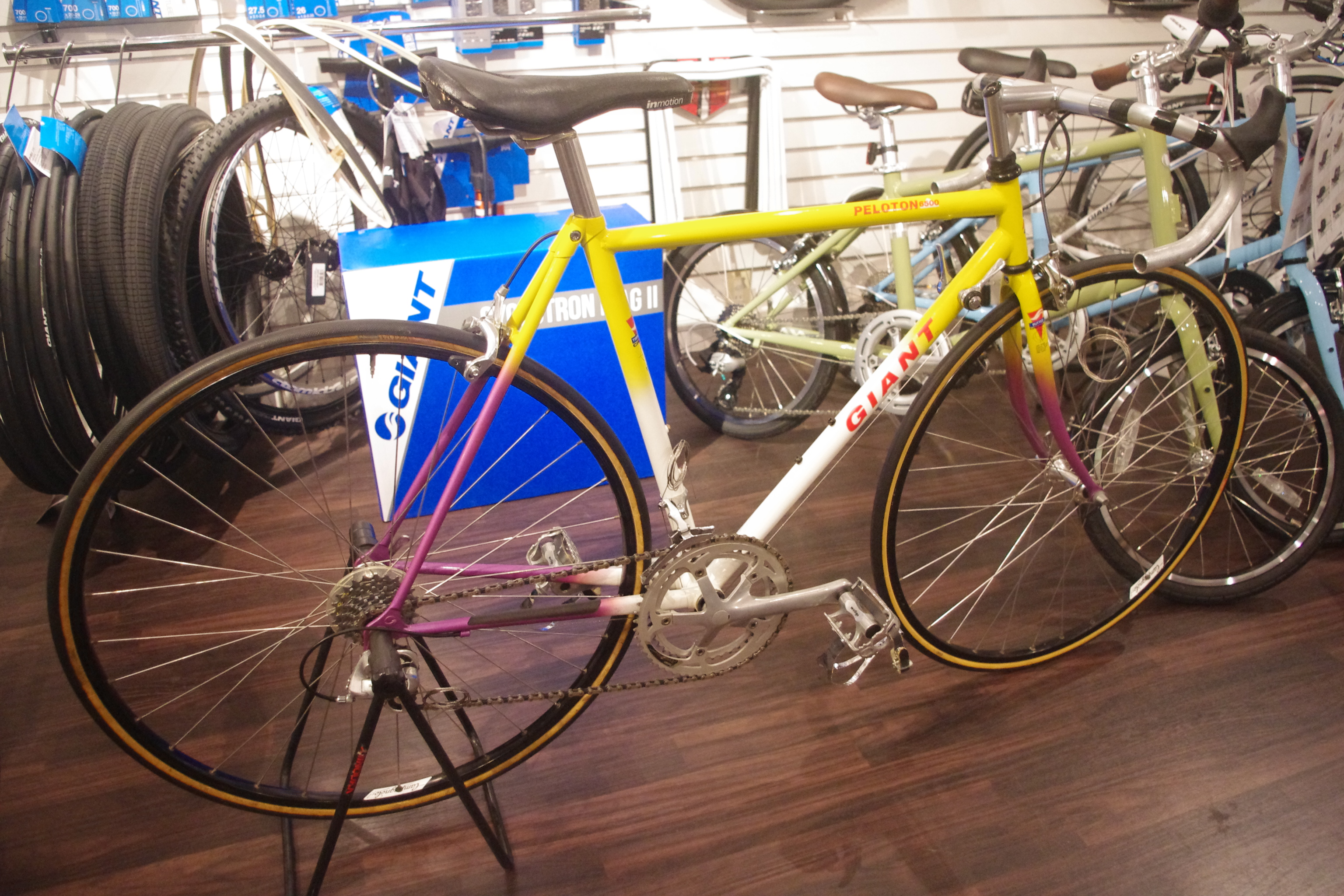 GIANT Peloton 6500 90年代クロモリフレーム GIANT Peloton 6500 90