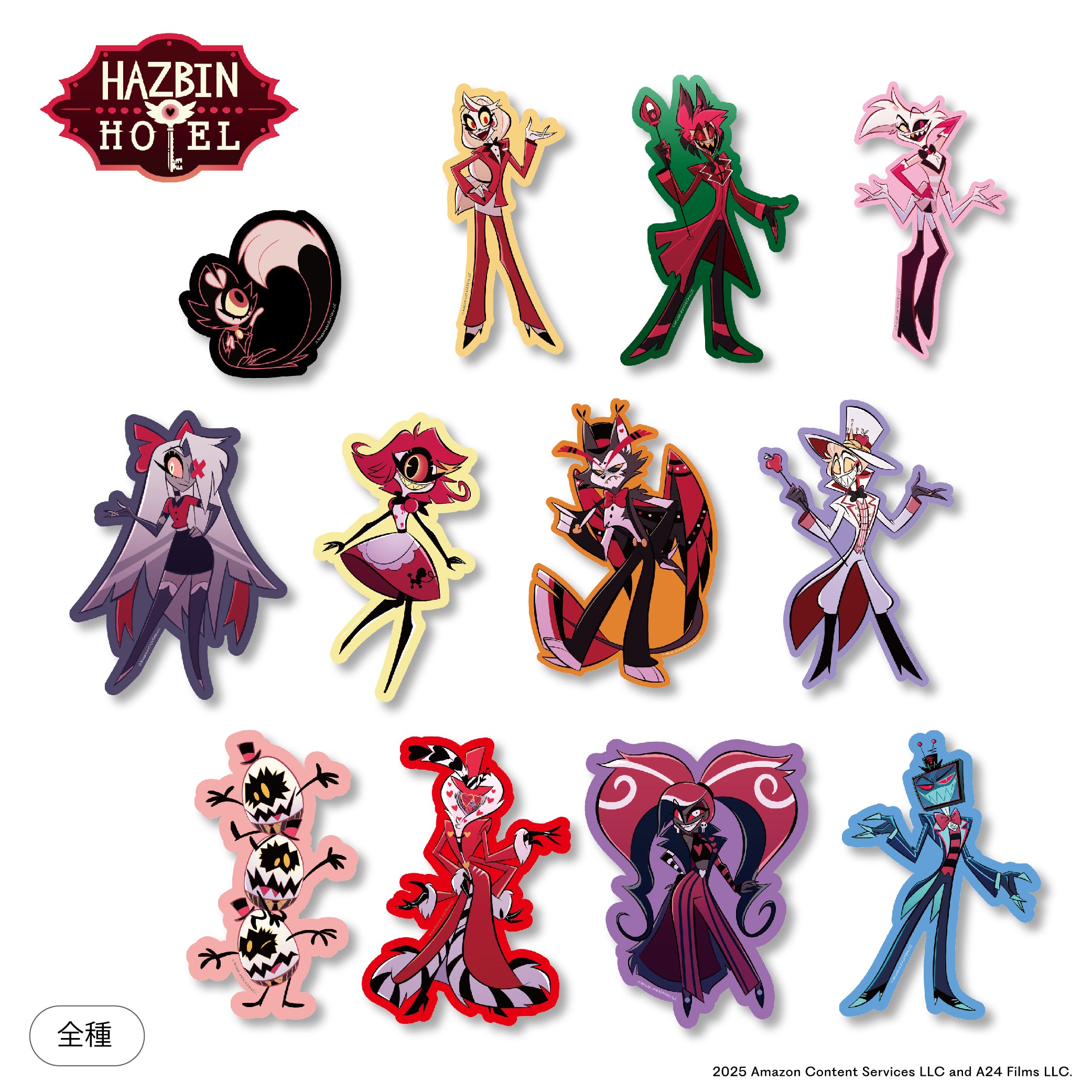HAZBIN HOTEL Die-cut full-body sticker – 【公式】 BLACK BALLOON