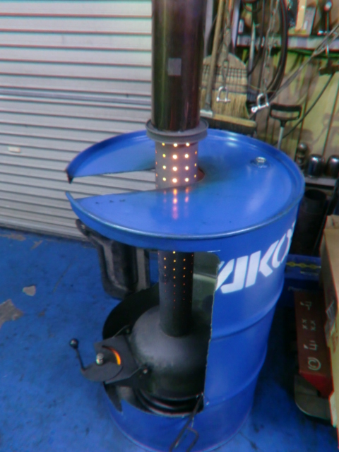 去年作った、廃油ストーブ | BEST Blog～ランクル専門店～