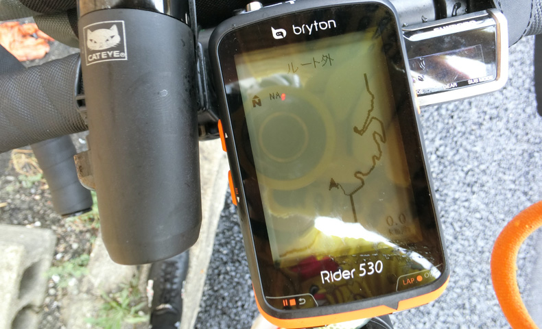 ブライトンのGPSサイクルコンピューターRider530、辛口レポート