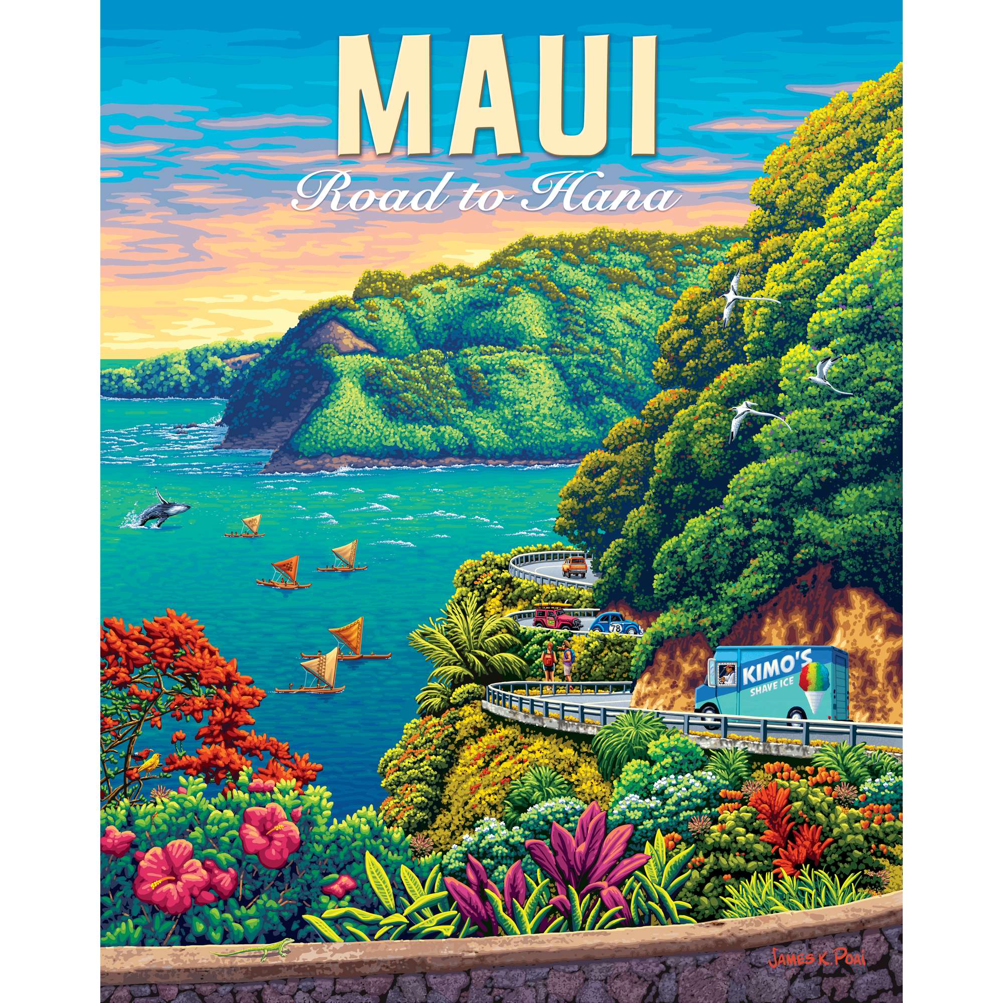 Maui Road to Hana | 500 Piece Boardwalk Jigsaw Puzzle