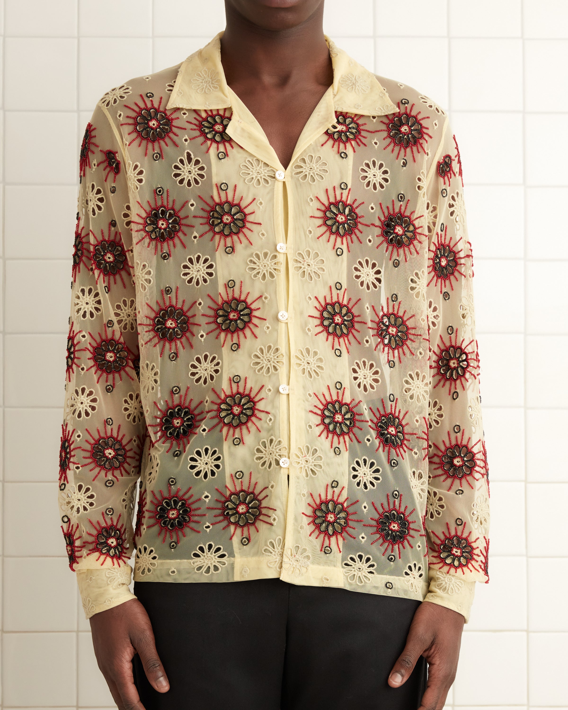 Solarium Long Sleeve Shirt – BODE