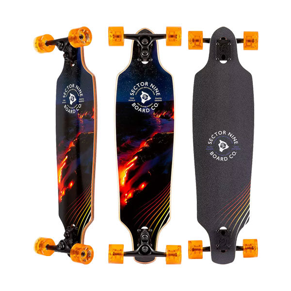 即出荷 SECTOR9/セクターナイン LAVA ROUNDHOUSE 34inc サーフスケート