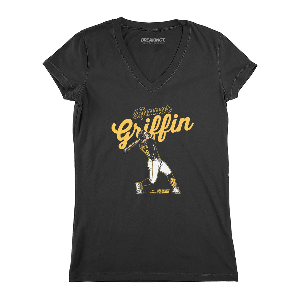 Konnor Griffin Slugger Swing Shirt, PGH - MiLB Players x BreakingT